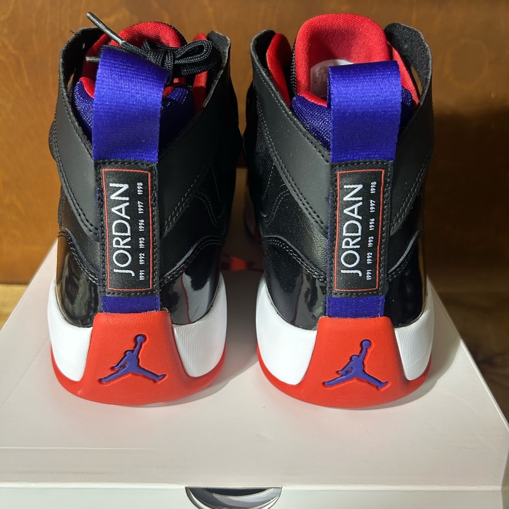 Jordan Black and Red Athletic Shoes - Picture 3 of 5